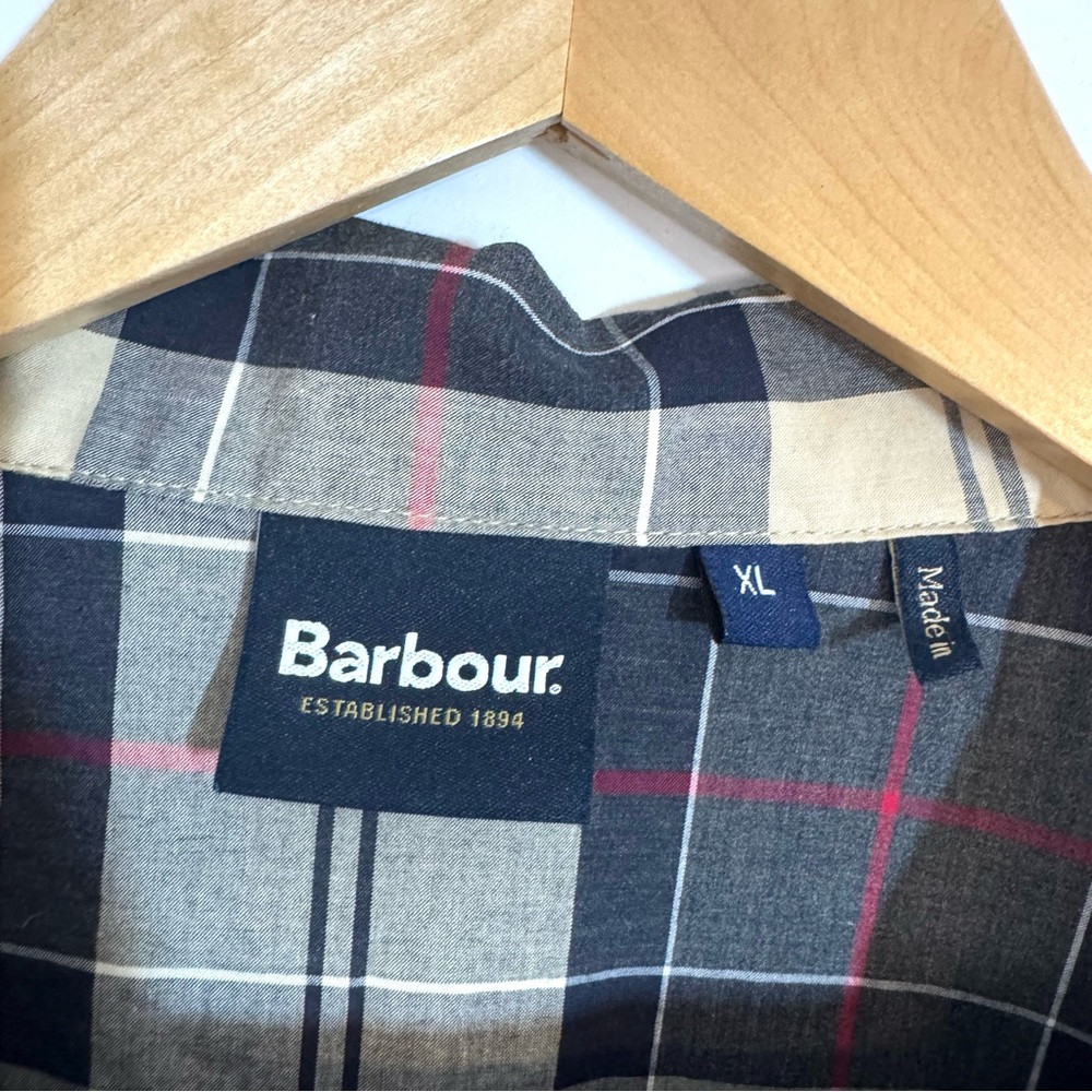 Barbour Plaid Woven Cotton Pajama Set in Stone Tartan Laith Tartan Men’s Size XL - Picture 5 of 16